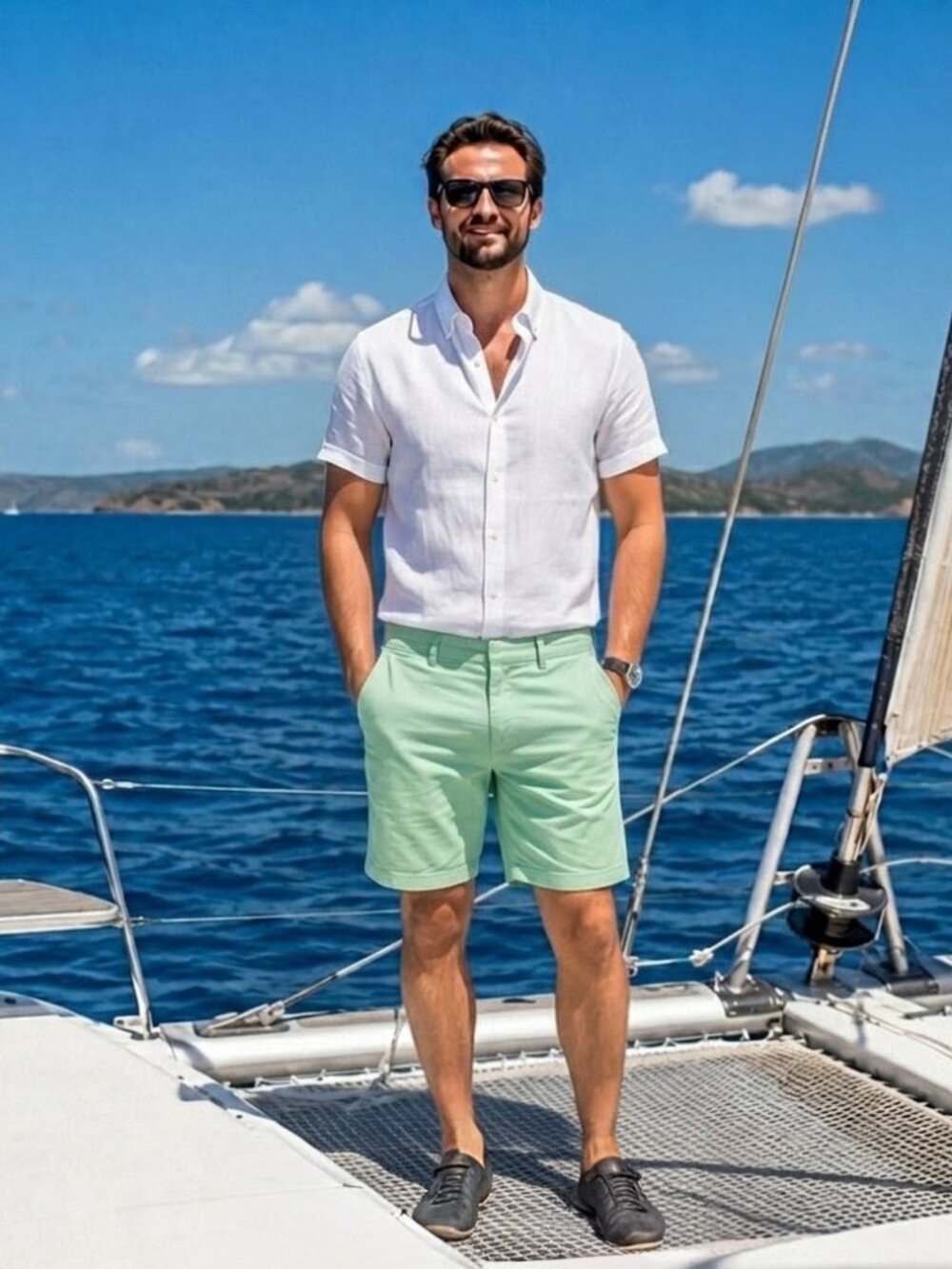NWOT Vineyard Vines Breaker Short Mint Green Flat Front
